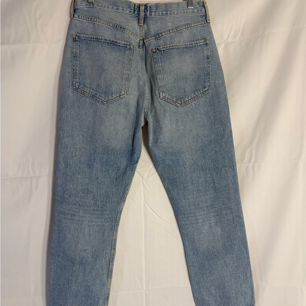 Agolde Riley High Rise Straight Crop in Shatter, size 29. - Picture 6 of 7